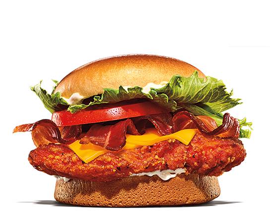 Spicy Crispy Chicken Bacon and Cheese