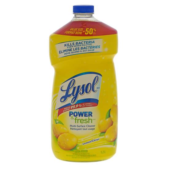 Lysol Lysol Pour Multi-Surface Cleaner-Lemon (1.2 L)