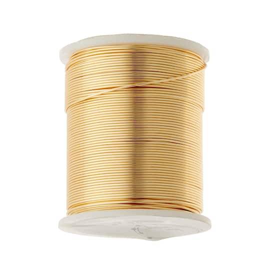 24 Gauge Gold Beading Wire By Bead Landing