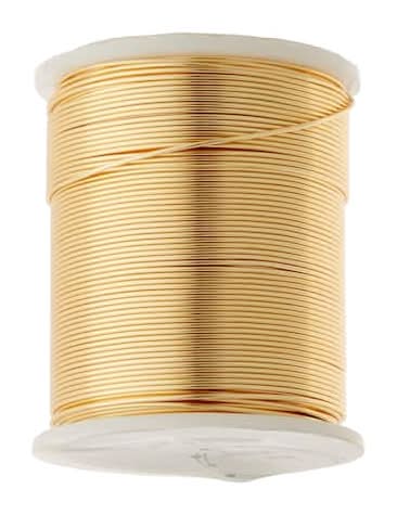 Bead Landing 24 Gauge Wire, 24 Yd, Gold