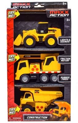 Maxx Action Mini Construction Vehicles