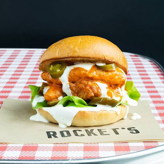 Hot Chicken Tender Burger