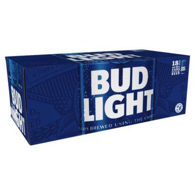 Bud Light Beer ( 18 pack, 440 ml )