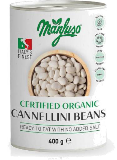 Manfuso Organic Cannellini Beans 400g