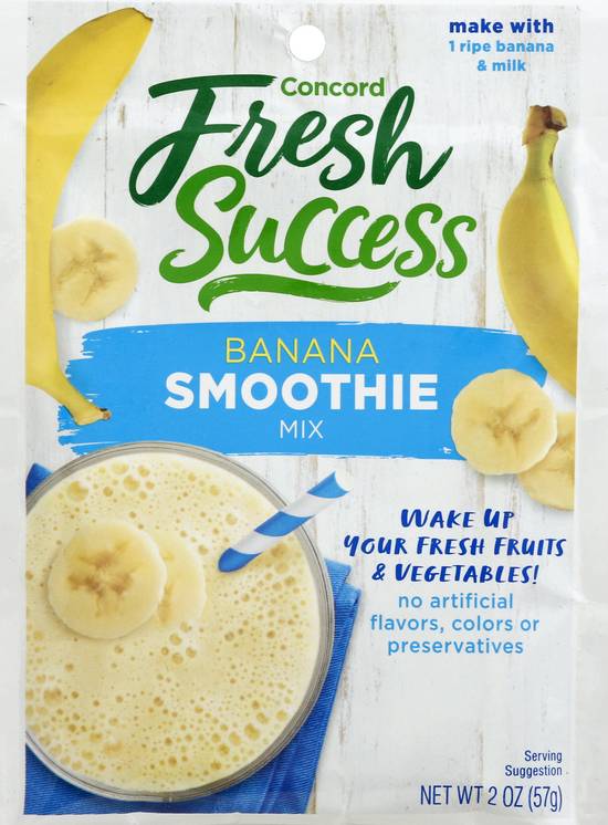Concord Foods Fresh Success Banana Smoothie Mix (2 oz)