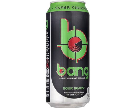 Bang · Super Creatine Sour Heads Energy Drink (16 fl oz)