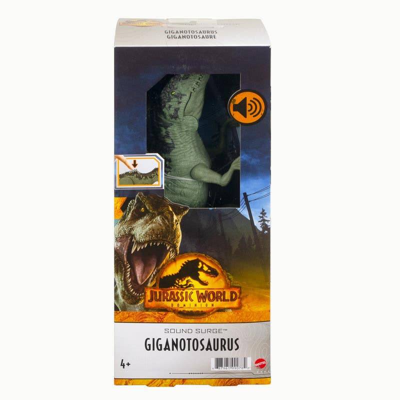 Mattel figura giganotosaurus jurassic world