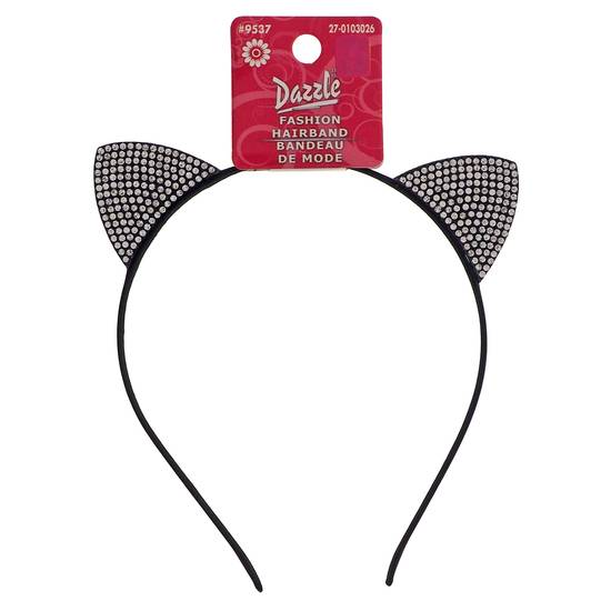 Dazzle Headband with Jewelled Ears Asst Brands (1pk)