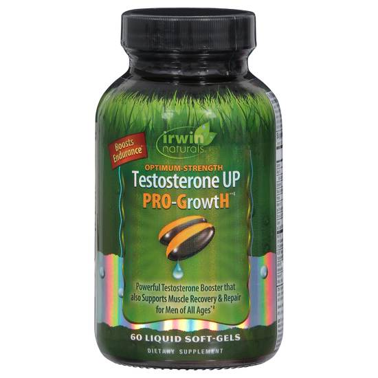 Irwin Naturals Pro-Growth Testosterone Up Liquid Soft-Gels