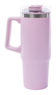 30oz Hydraquench Insulated Tumbler With Handle Pink