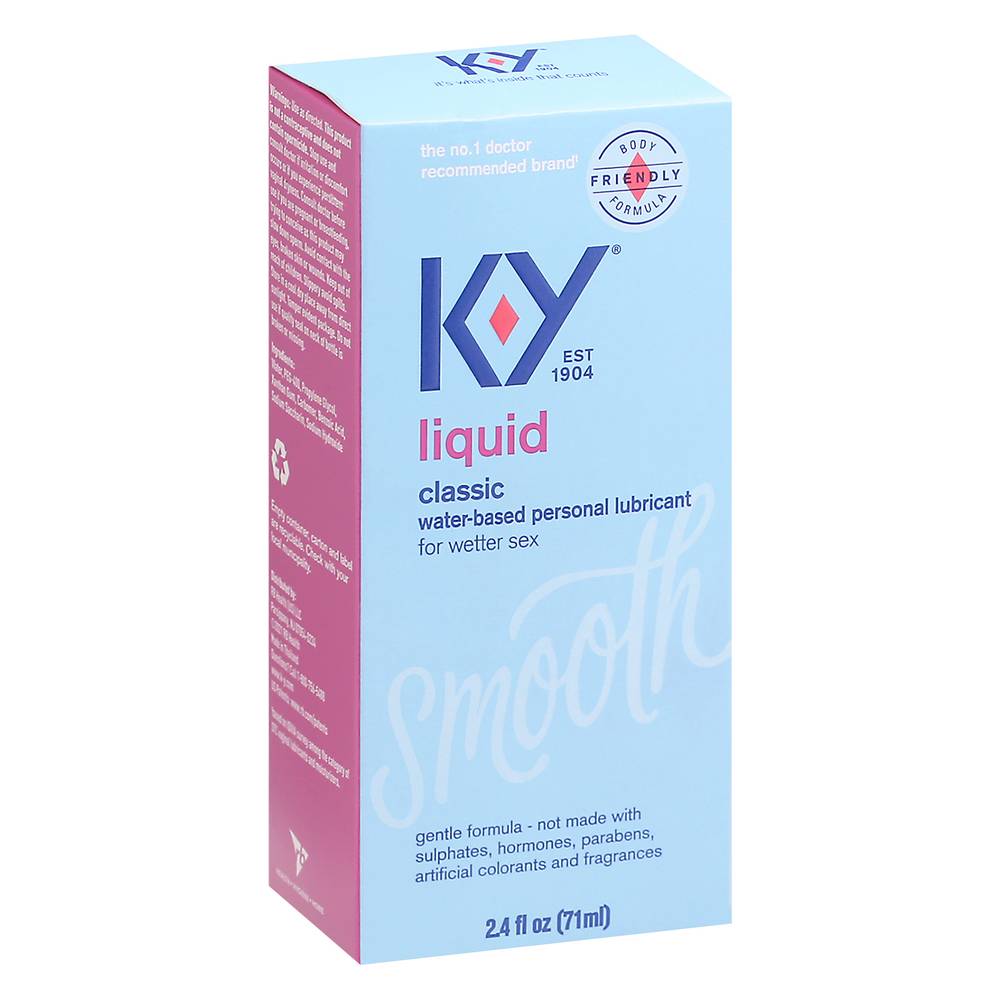 K-Y Liquid Classic Water Based Personal Lubricant (2.4 fl oz)