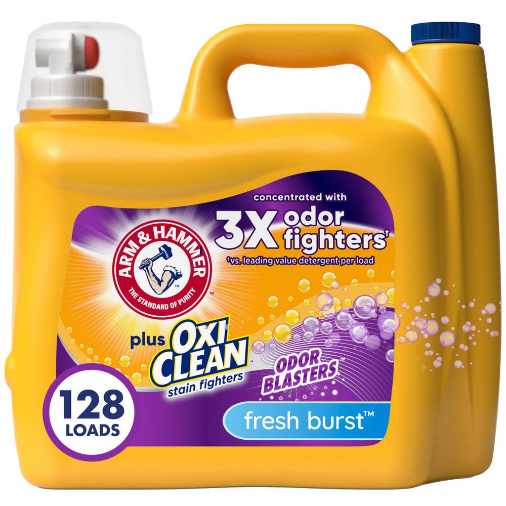 Arm & Hammer Liquid Laundry Plus Oxiclean Odor Blasters (166.5 fl oz)