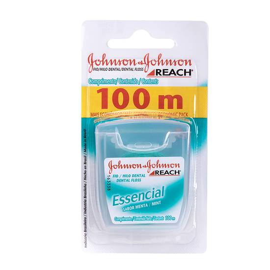 Johnson's · Fio dental reach essencial menta