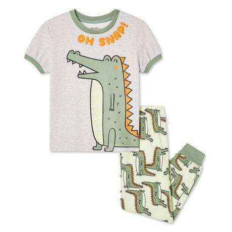 George Toddler Boys'' Pajama 2-Piece Set (Color: Green, Size: 2T)