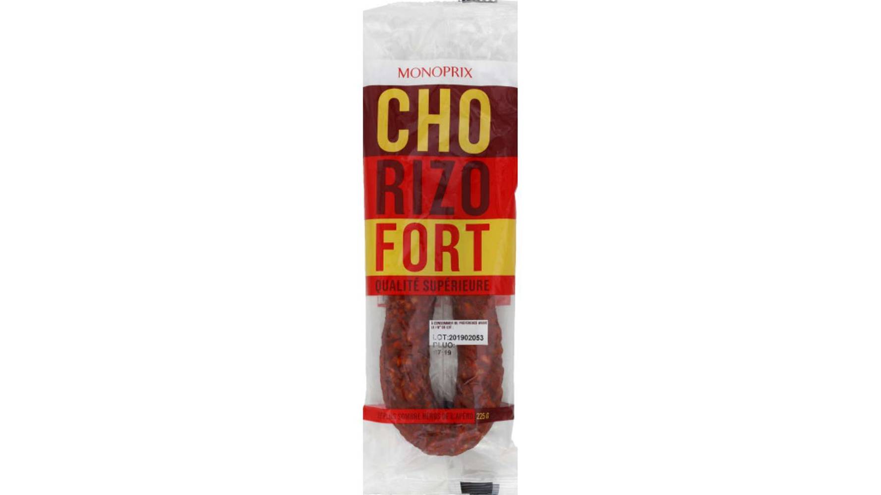 Monoprix - Chorizo fort (225g)