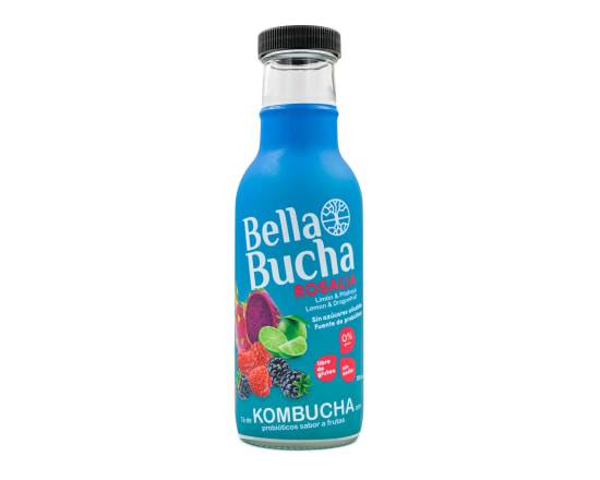 Bella bucha bebida kombucha rosalía (355 ml)