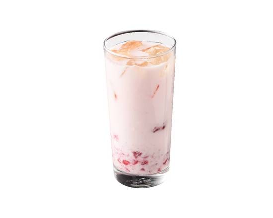 草莓牛奶 -冰(大)｜Strawberry Milk