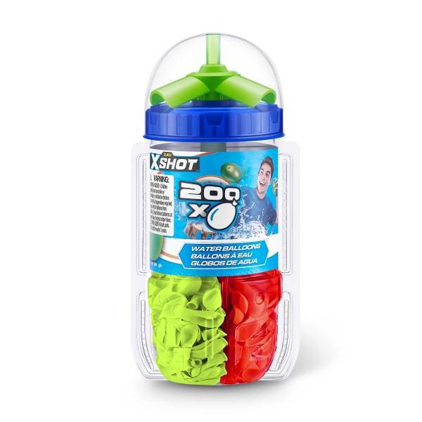 X-Shot Water Warfare 200 Water Balloons with Easy Refill Connector by Zuru