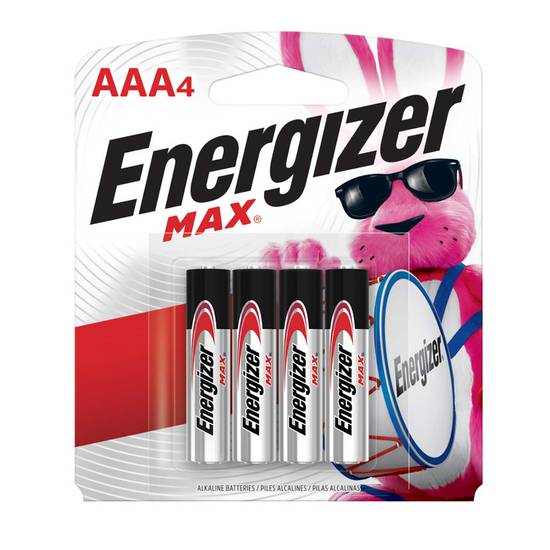 Energizer pila alcalina max aaa (4 piezas)