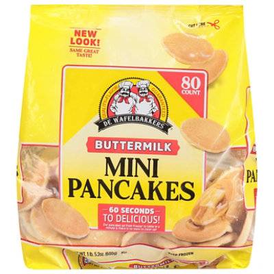 De Wafelbakkers Buttermilk Mini Pancakes (21.16 oz, 60 ct)