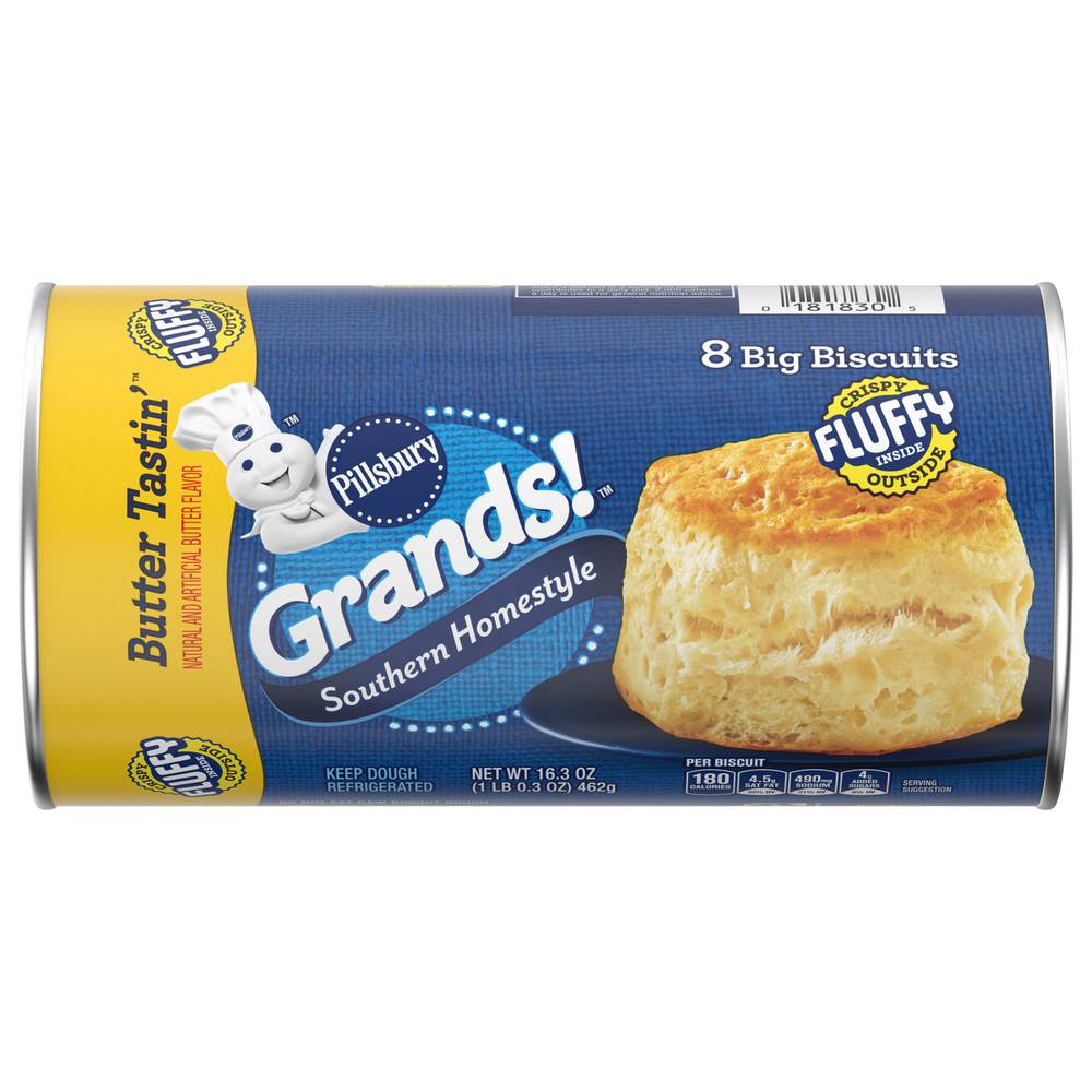 Pillsbury Butter Tastin Grands Southern Homestyle Biscuits (12 x 16.3 oz)