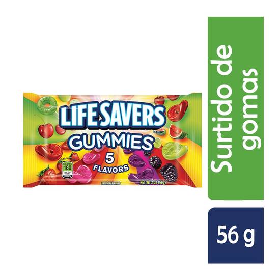 Lifesavers gomitas 5 sabores gummies (bolsa 56 g)