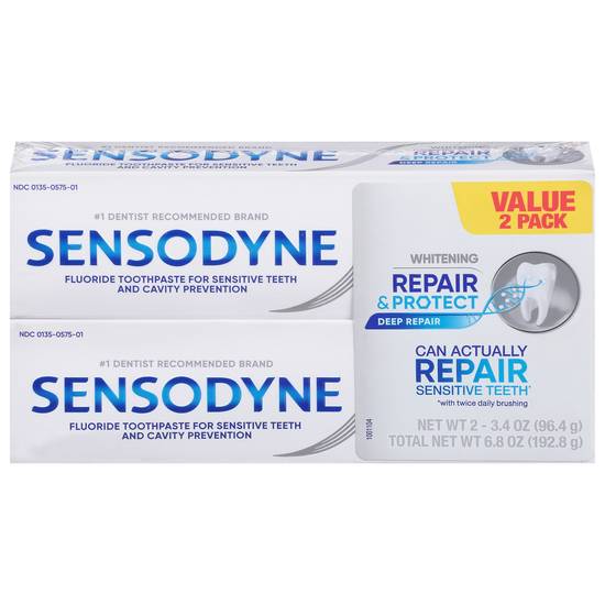 Sensodyne Whitening Repair & Protect Toothpaste (2 ct)