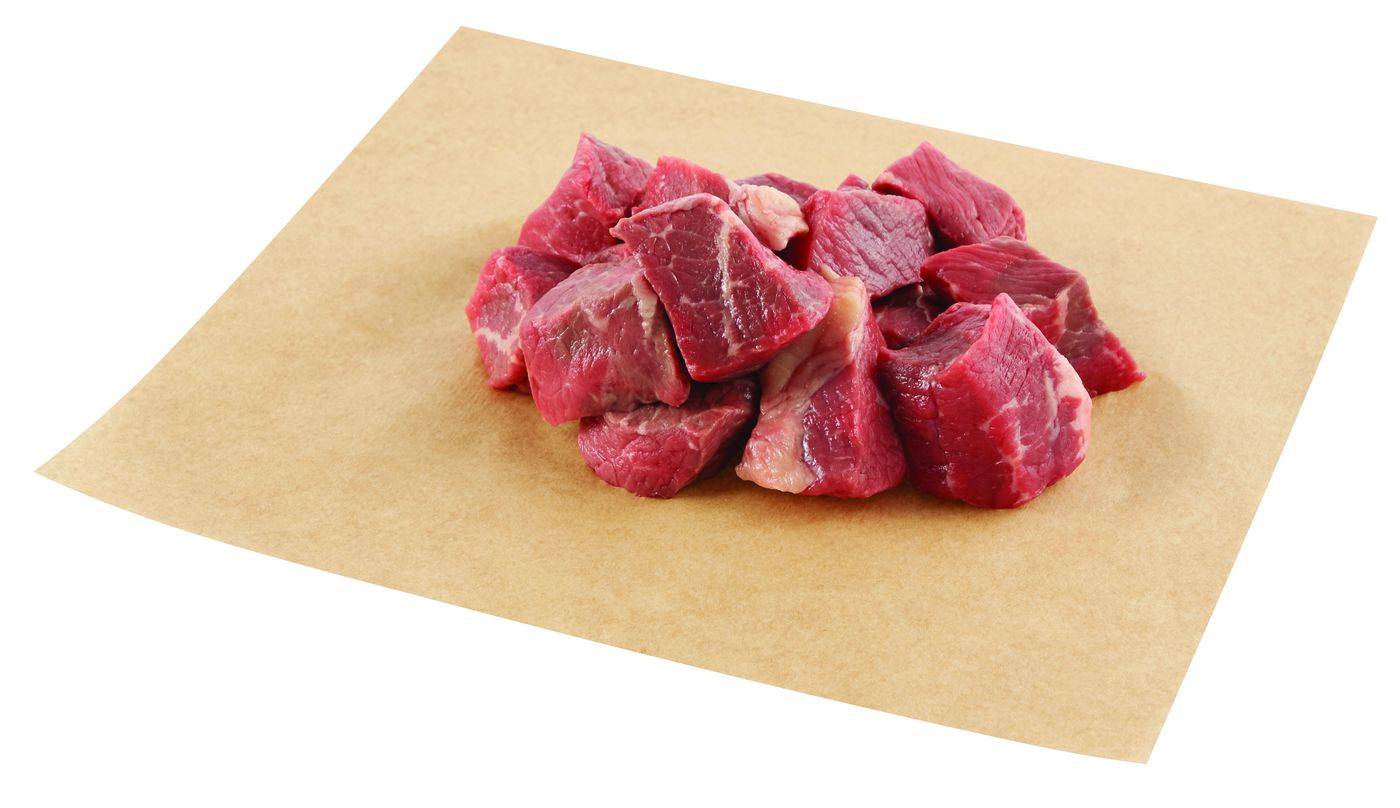 Raley'S Natural Beef Stew Meat, No Antibiotics Ever Per Pound