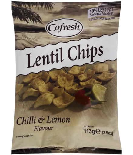 Eat Real Lentil Chips Chilli & Lemon (113g)