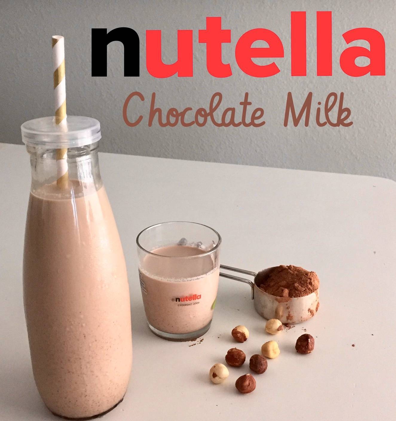 Nutella au lait / Milk with Nutella