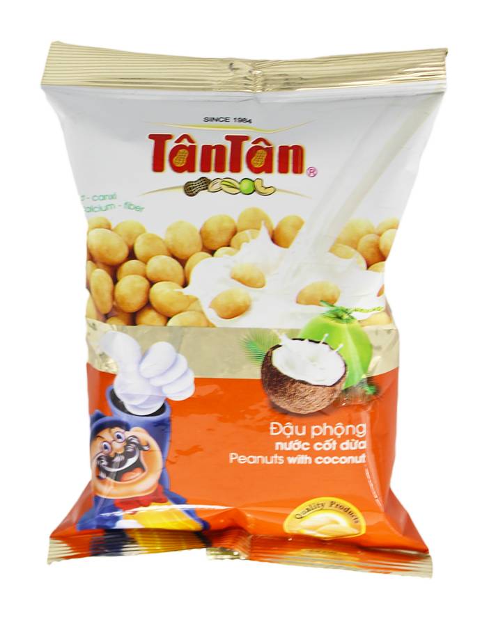 Tan Tan Peanuts With Coconut (60g)