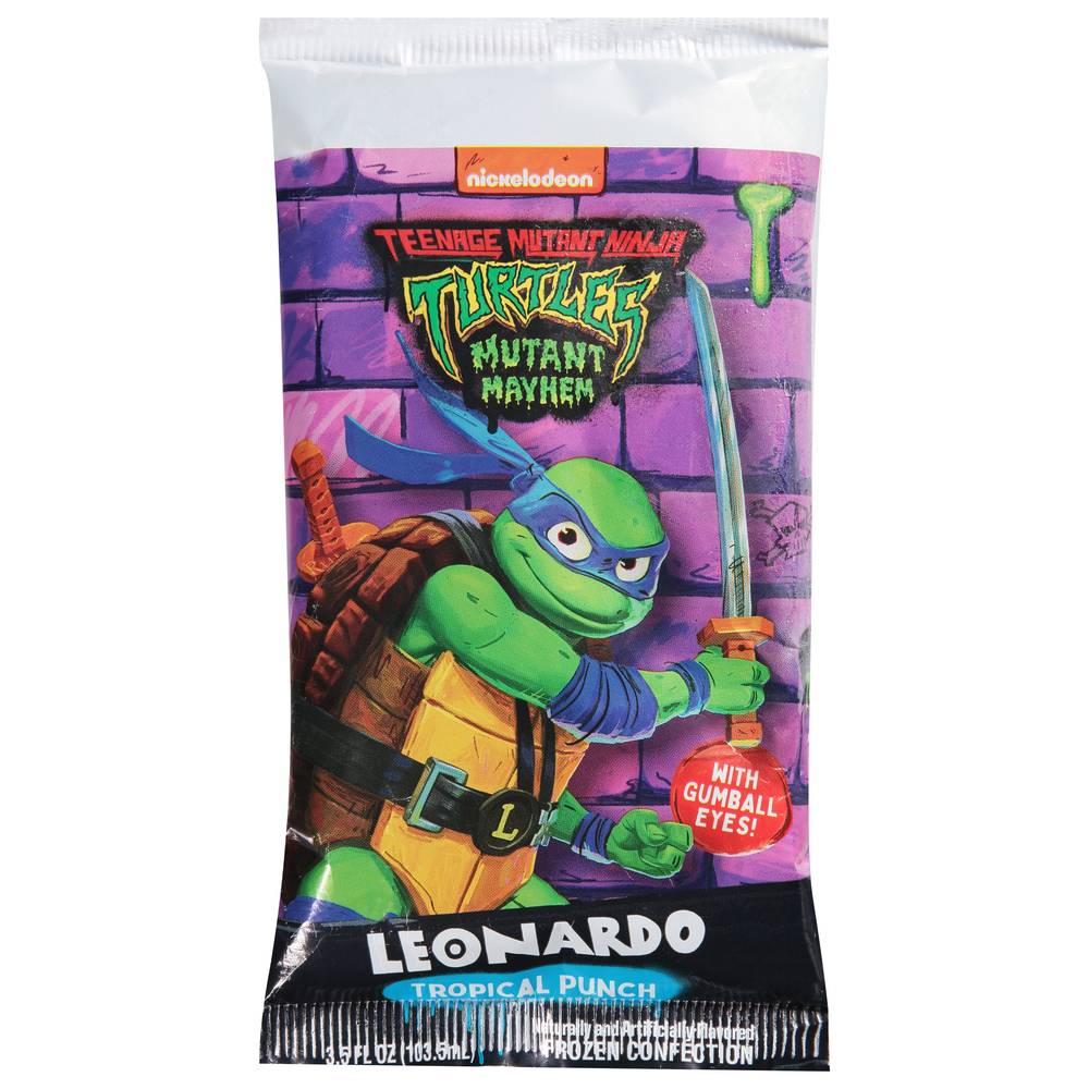 Nickelodeon Teenage Mutant Ninja Turtle Ice Cream Bar, Tropical Punch (3.5 fl oz)