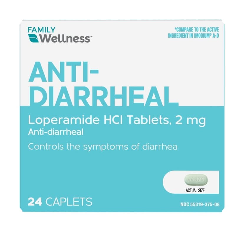 Family Wellness Goodsense Anti Diarrheal Caplets 2 mg (24 ct)