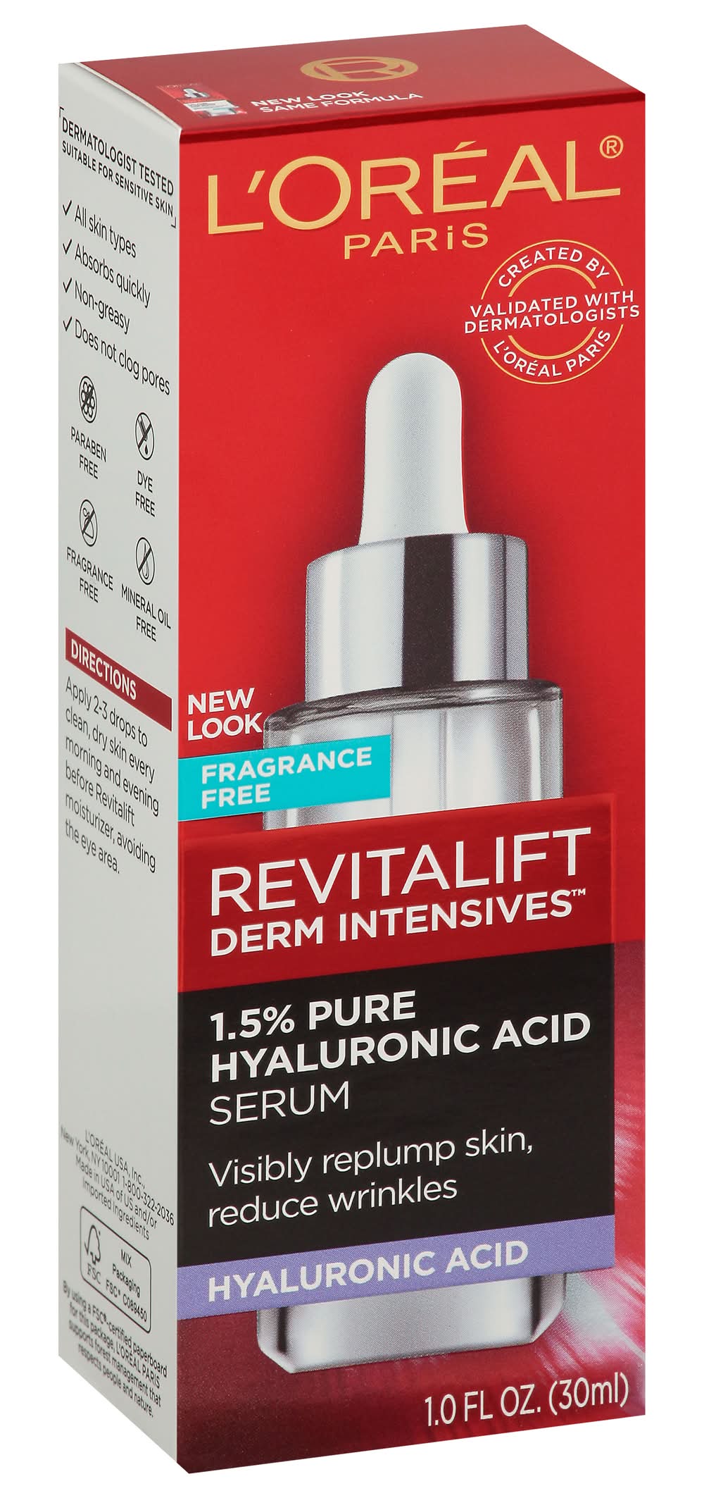 L'Oréal Revitalift Derm Intensives 1.5% Pure Hyaluronic Acid Serum (1 fl oz)