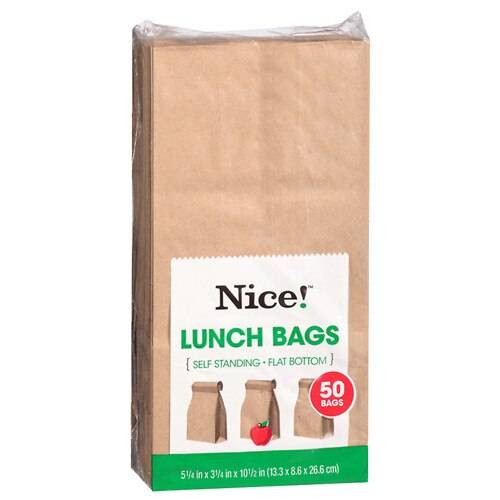 Order Complete Home Lunch Bags 5-1/2 x 3-1/4 x 10-1/2 inch - 50.0 ea food online from Walgreens store, Chino on bringmethat.com