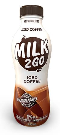 Milk2Go Partly Skimmed Milk, Iced Coffee (473 ml)