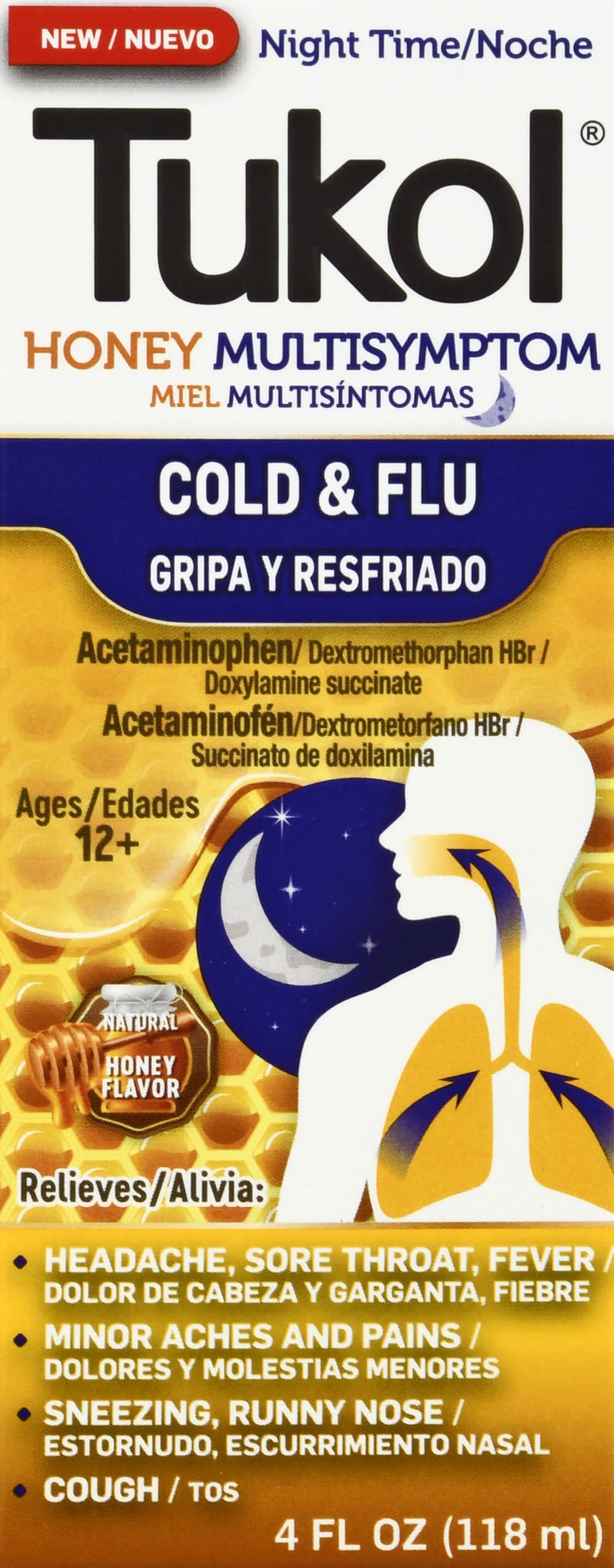 Tukol Cold & Flu Honey (4 fl oz)