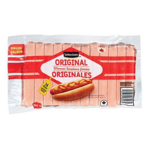 Selection originales (format valeur 900 g) - original wieners (900 g)