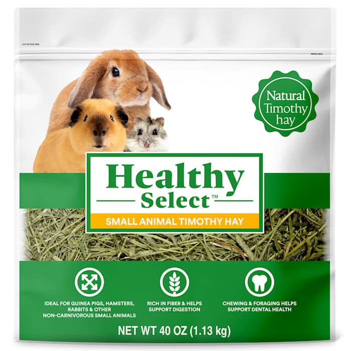 Healthy Select Natural Timothy Hay Food For Small Animals (40 oz)