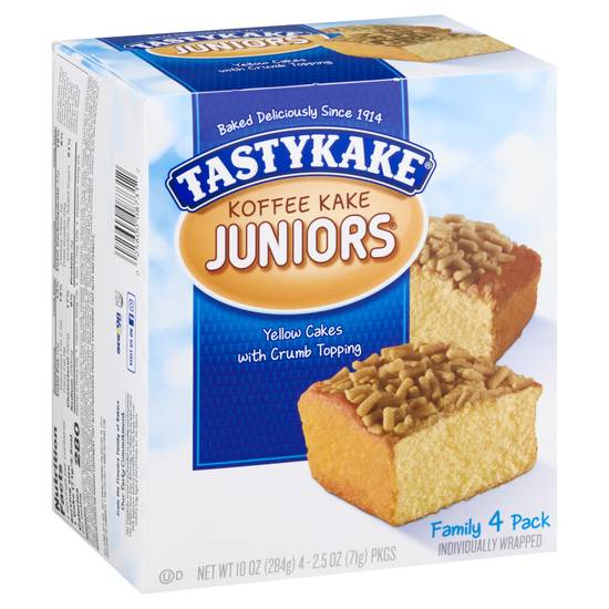 Tastykake Juniors Koffee Kake (4 x 2.5 oz)