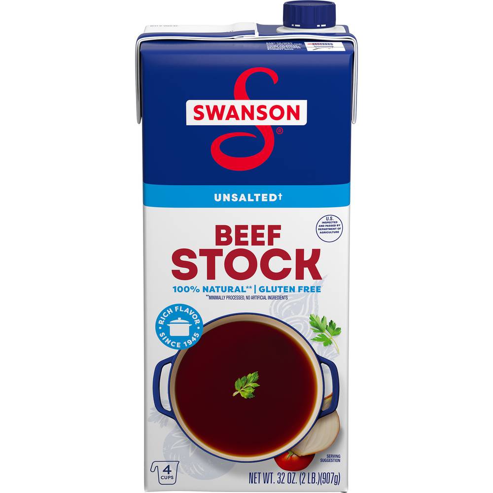 Swanson Unsalted Beef Cooking Stock