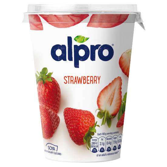 Alpro Strawberry Yoghurt Alternative (500g)