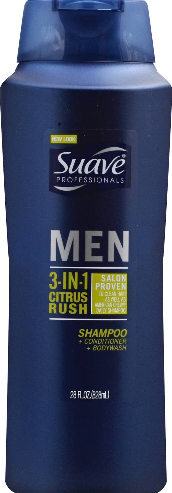 Suave Men 3-in-1 Citrus Rush Shampoo Conditioner & Body Wash