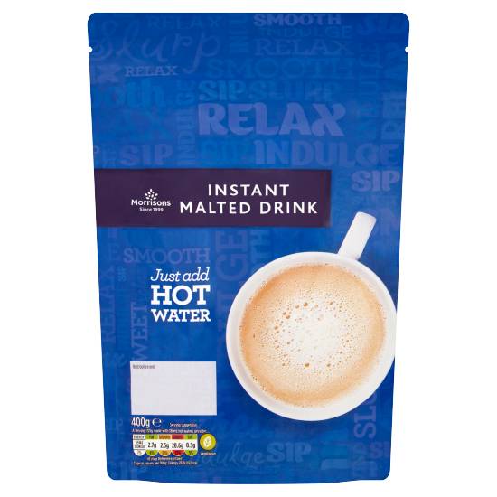 Morrisons Just Add Hot Water Instant Malted Drink (400g)