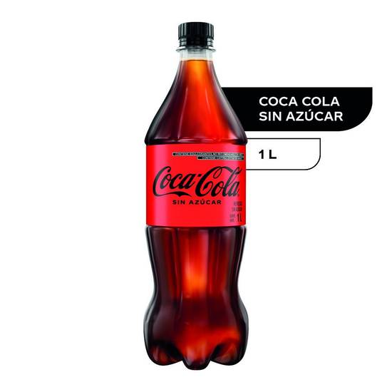 Coca-cola refresco sin azúcar (botella 1 l)