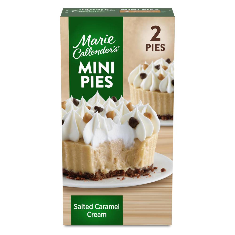 Marie Callender's Mini Frozen Pies, Salted Caramel Cream (6 oz, 2 ct)