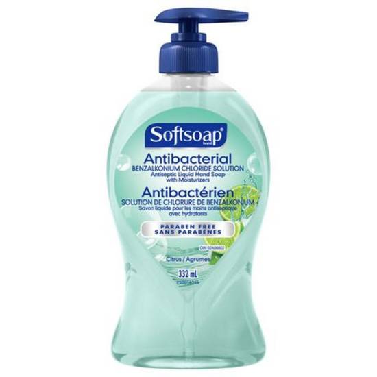 Softsoap Antibacterial Hand Soap Pump Fresh Citrus (332 ml)