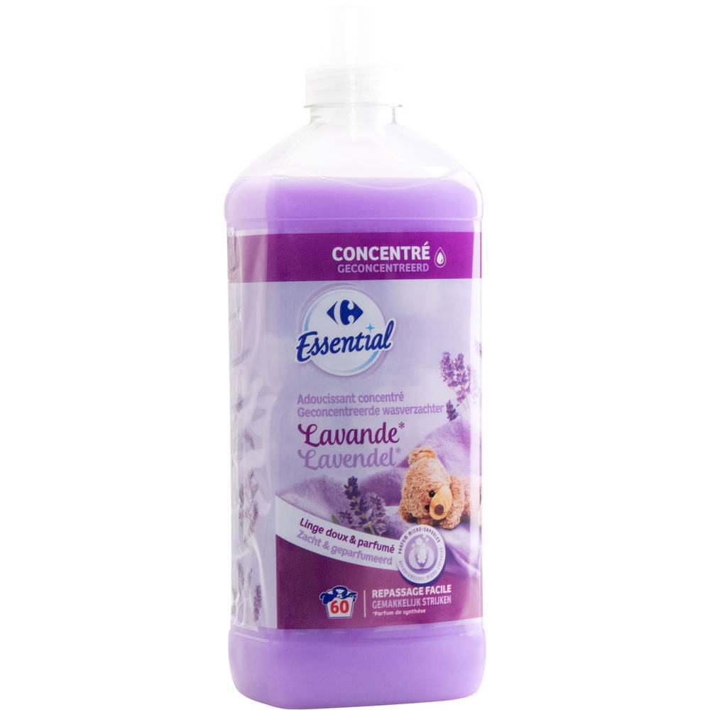 Carrefour Essential Lavande Adoucissant 60 Lavages 1,5 L