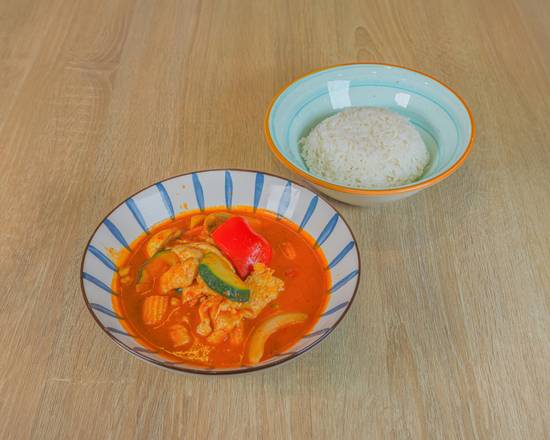 3a. Kycklingfilé med Röd Curry och Kokosmjölk