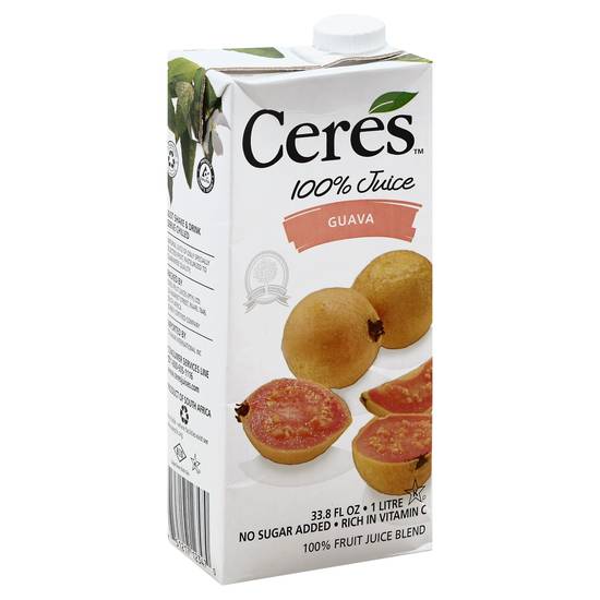 Ceres No Sugar Added Guava Juice (33.8 fl oz)